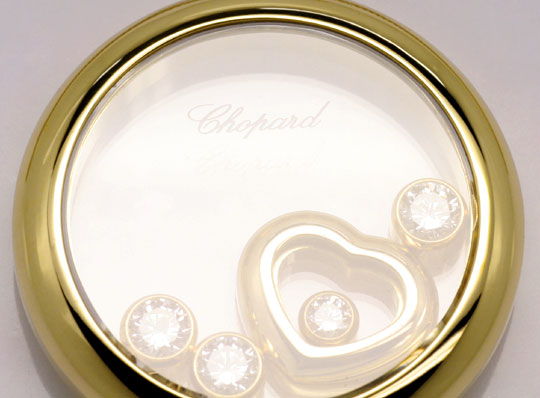 Foto 2 - Chopard Brillant-Anhänger Happy Diamonds Herz Beweglich, S2145