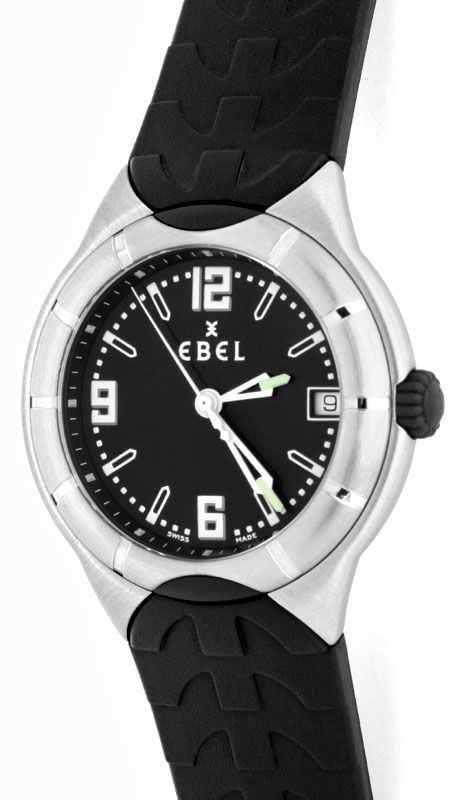Foto 2 - Ebel E Type Senior Uhr Etype Stahl Kautschuk Ungetragen, U1687